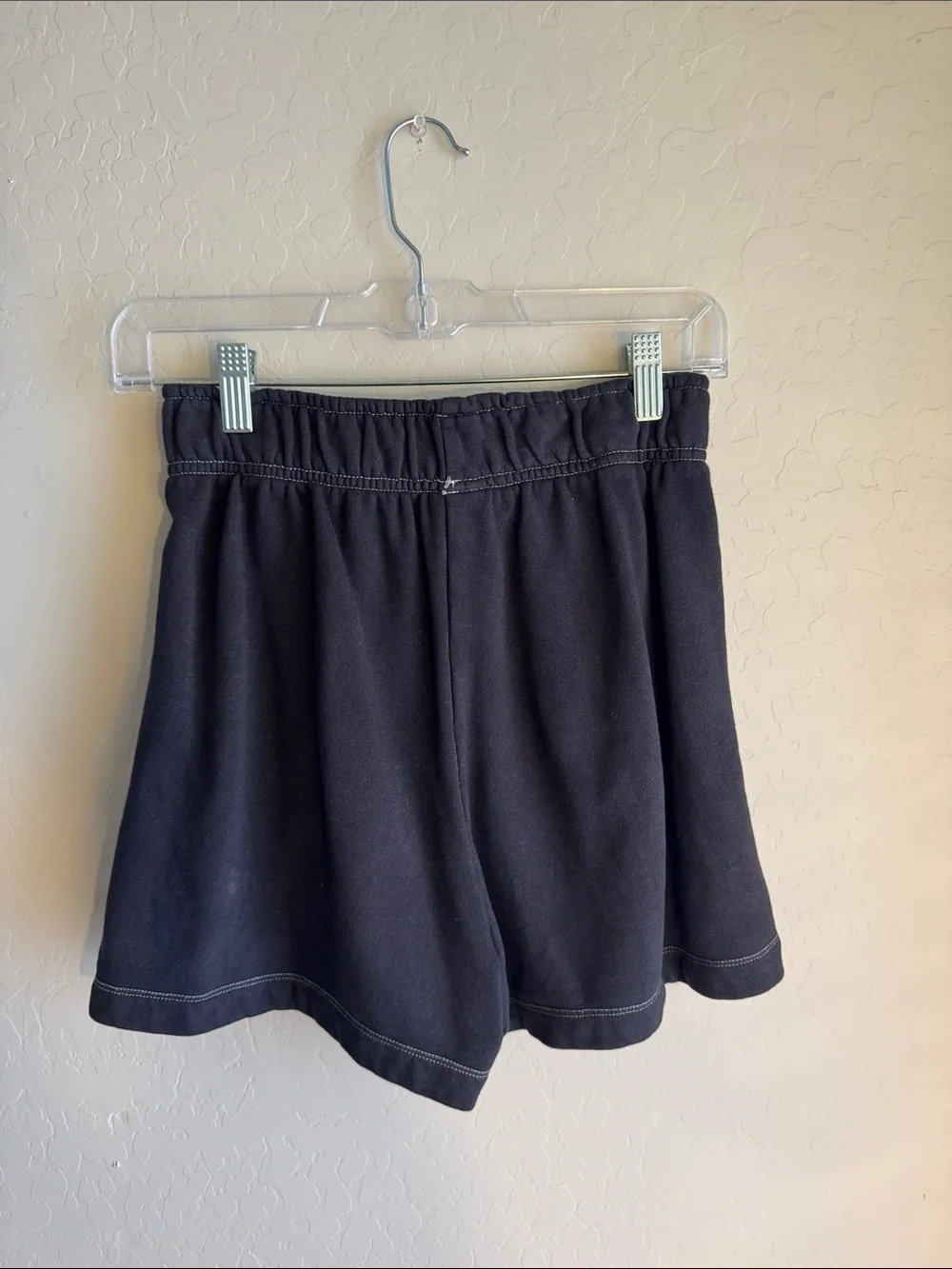 Nike Black Athletic Shorts with Gray Paneling